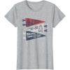 imageStar Wars Summer Of 77 Distressed Retro Vibes Big Chest Logo TShirtHeather Grey