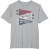 imageStar Wars Summer Of 77 Distressed Retro Vibes Big Chest Logo TShirtHeather Grey
