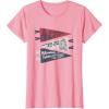 imageStar Wars Summer Of 77 Distressed Retro Vibes Big Chest Logo TShirtPink