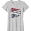 imageStar Wars Summer Of 77 Distressed Retro Vibes Big Chest Logo TShirtSilver Grey