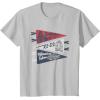 imageStar Wars Summer Of 77 Distressed Retro Vibes Big Chest Logo TShirtSilver Grey