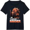 imageStar Wars The Book Of Boba Fett Tusken Raider Portrait Fade TShirtBlack
