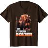 imageStar Wars The Book Of Boba Fett Tusken Raider Portrait Fade TShirtBrown