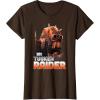 imageStar Wars The Book Of Boba Fett Tusken Raider Portrait Fade TShirtBrown