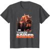 imageStar Wars The Book Of Boba Fett Tusken Raider Portrait Fade TShirtDark Heather Grey