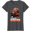 imageStar Wars The Book Of Boba Fett Tusken Raider Portrait Fade TShirtDark Heather Grey