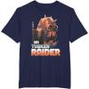 imageStar Wars The Book Of Boba Fett Tusken Raider Portrait Fade TShirtNavy Blue
