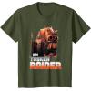 imageStar Wars The Book Of Boba Fett Tusken Raider Portrait Fade TShirtOlive Green