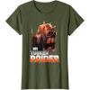 imageStar Wars The Book Of Boba Fett Tusken Raider Portrait Fade TShirtOlive Green