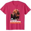 imageStar Wars The Book Of Boba Fett Tusken Raider Portrait Fade TShirtRed Heather