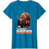 imageStar Wars The Book Of Boba Fett Tusken Raider Portrait Fade TShirtSapphire Blue