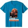 imageStar Wars The Book Of Boba Fett Tusken Raider Portrait Fade TShirtSapphire Blue