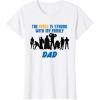 imageStar Wars The Force Matching Family DAD TShirt TShirtWhite