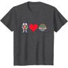 imageStar Wars The Mandalorian Ahsoka Tano Loves Grogu TShirtDark Heather Grey