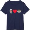 imageStar Wars The Mandalorian Ahsoka Tano Loves Grogu TShirtNavy Blue