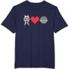 imageStar Wars The Mandalorian Ahsoka Tano Loves Grogu TShirtNavy Blue