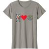 imageStar Wars The Mandalorian Ahsoka Tano Loves Grogu TShirtSlate Grey