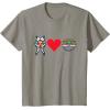 imageStar Wars The Mandalorian Ahsoka Tano Loves Grogu TShirtSlate Grey