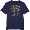 imageStar Wars The Mandalorian Gorian Shards Pirate Gang Logo TShirtNavy Blue