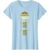 imageStar Wars The Mandalorian Grogu Trio Cartoon Poses TShirtBaby Blue