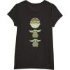 imageStar Wars The Mandalorian Grogu Trio Cartoon Poses TShirtBlack