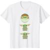 imageStar Wars The Mandalorian Grogu Trio Cartoon Poses TShirtWhite