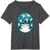 imageStar Wars The Mandalorian Grogu ampamp Frogs May the Force TShirtDark Heather Grey