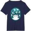 imageStar Wars The Mandalorian Grogu ampamp Frogs May the Force TShirtNavy Blue