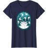 imageStar Wars The Mandalorian Grogu ampamp Frogs May the Force TShirtNavy Blue