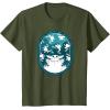 imageStar Wars The Mandalorian Grogu ampamp Frogs May the Force TShirtOlive Green