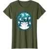 imageStar Wars The Mandalorian Grogu ampamp Frogs May the Force TShirtOlive Green