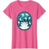 imageStar Wars The Mandalorian Grogu ampamp Frogs May the Force TShirtPink Heather