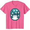 imageStar Wars The Mandalorian Grogu ampamp Frogs May the Force TShirtPink Heather
