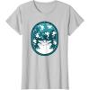 imageStar Wars The Mandalorian Grogu ampamp Frogs May the Force TShirtSilver Grey