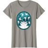 imageStar Wars The Mandalorian Grogu ampamp Frogs May the Force TShirtSlate Grey
