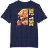 imageStar Wars The Mandalorian Grogu ampamp Rancor Nap Time TShirtNavy Blue