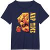imageStar Wars The Mandalorian Grogu ampamp Rancor Nap Time TShirtNavy Blue