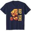 imageStar Wars The Mandalorian Grogu ampamp Rancor Nap Time TShirtNavy Blue