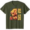 imageStar Wars The Mandalorian Grogu ampamp Rancor Nap Time TShirtOlive Green