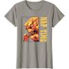 imageStar Wars The Mandalorian Grogu ampamp Rancor Nap Time TShirtSlate Grey