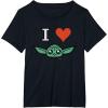 imageStar Wars The Mandalorian I Love Grogu TShirtBlack