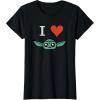 imageStar Wars The Mandalorian I Love Grogu TShirtBlack