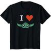 imageStar Wars The Mandalorian I Love Grogu TShirtBlack