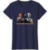 imageStar Wars The Mandalorian Season 3 Mandalorian Creed Grogu TShirtNavy Blue