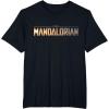 imageStar Wars The Mandalorian Series Logo TShirt TShirtBlack
