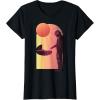 imageStar Wars The Mandalorian The Child Discovery Silhouette TShirtBlack