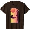 imageStar Wars The Mandalorian The Child Discovery Silhouette TShirtBrown