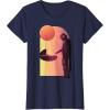 imageStar Wars The Mandalorian The Child Discovery Silhouette TShirtNavy Blue