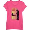 imageStar Wars The Mandalorian The Child Discovery Silhouette TShirtPink Heather