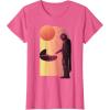 imageStar Wars The Mandalorian The Child Discovery Silhouette TShirtPink Heather